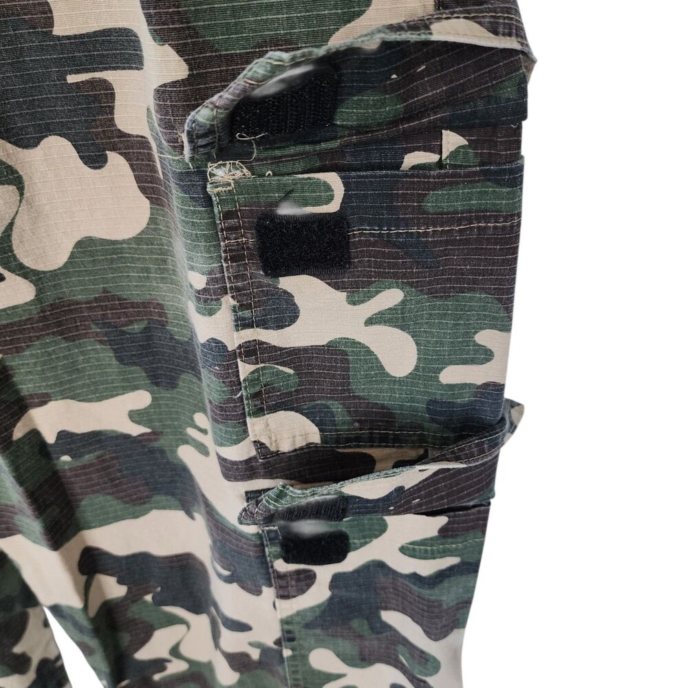 Dogg Supply by Snoop Dogg Mens XL Camo Cargo Pants Ripstop Stretch Elastic Waist - Picture 5 of 16